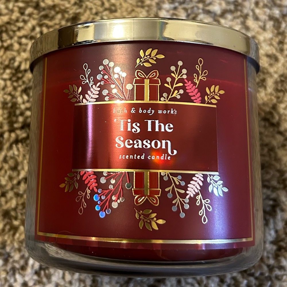 Tis the season 3 wick candle bath and body works